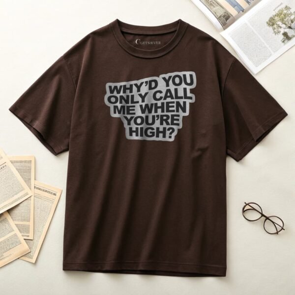 Late Night Calls Unisex Dropshoulder Tshirt