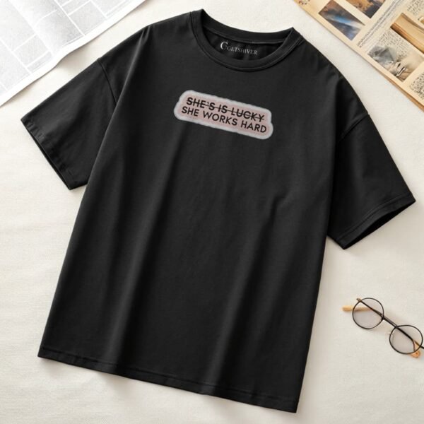 Hard Work Pays Unisex Dropshoulder Tshirt