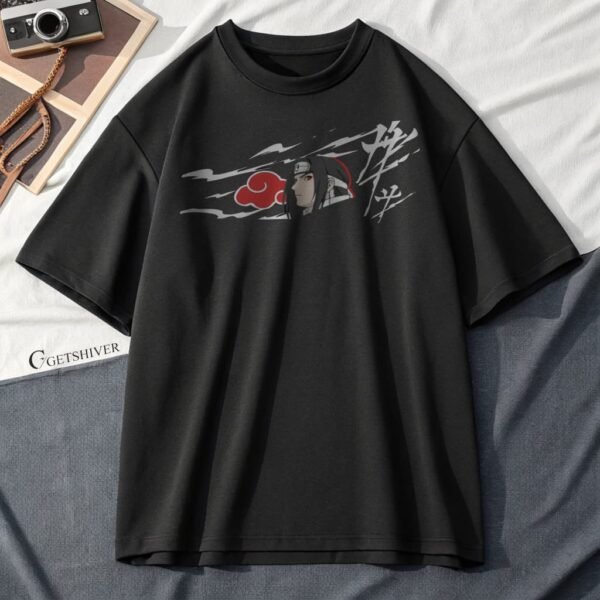 Uchiha Eclipse Unisex Dropshoulder Tshirt