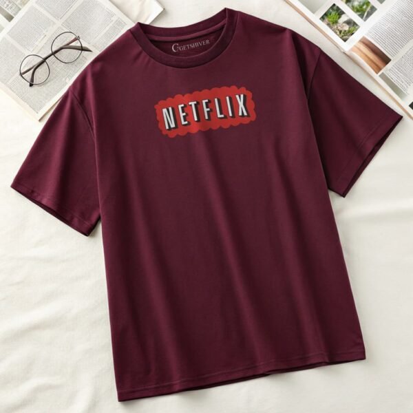 Netflix Unisex Dropshoulder Tshirt