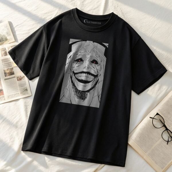 Demonic Statue Unisex Dropshoulder Tshirt